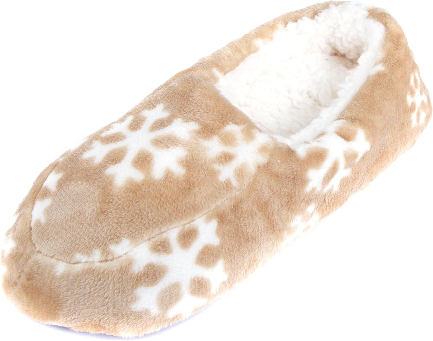 Мужские уютные тапочки Leisureland с мягкой флисовой подкладкой, Snowflakes Tan
Мужские уютные тапочки Leisureland с мягкой флисовой подкладкой, Snowflakes Tan