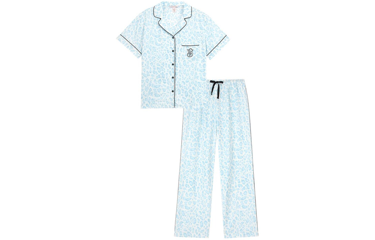 Женский пижамный комплект Victoria's Secret, цвет Blue leopard print
Женский пижамный комплект Victoria's Secret, цвет Blue leopard print