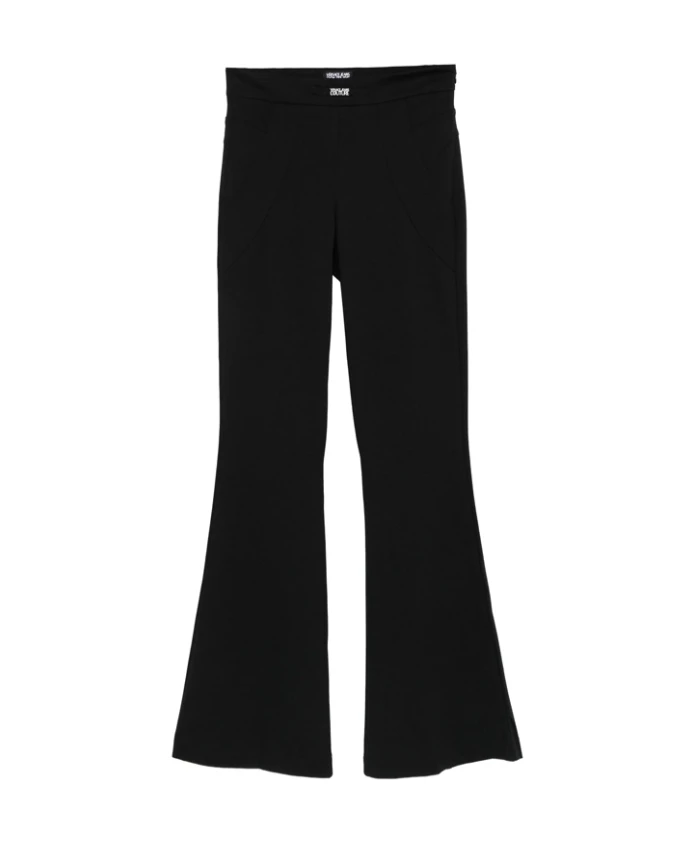 Расклешенные брюки с высокой талией и карманами Versace Jeans Couture, черный
Расклешенные брюки с высокой талией и карманами Versace Jeans Couture, черный