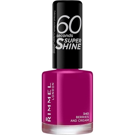 Лак для ногтей 60 Seconds Super Shine, 8 мл, ягоды и сливки, Rimmel
Лак для ногтей 60 Seconds Super Shine, 8 мл, ягоды и сливки, Rimmel