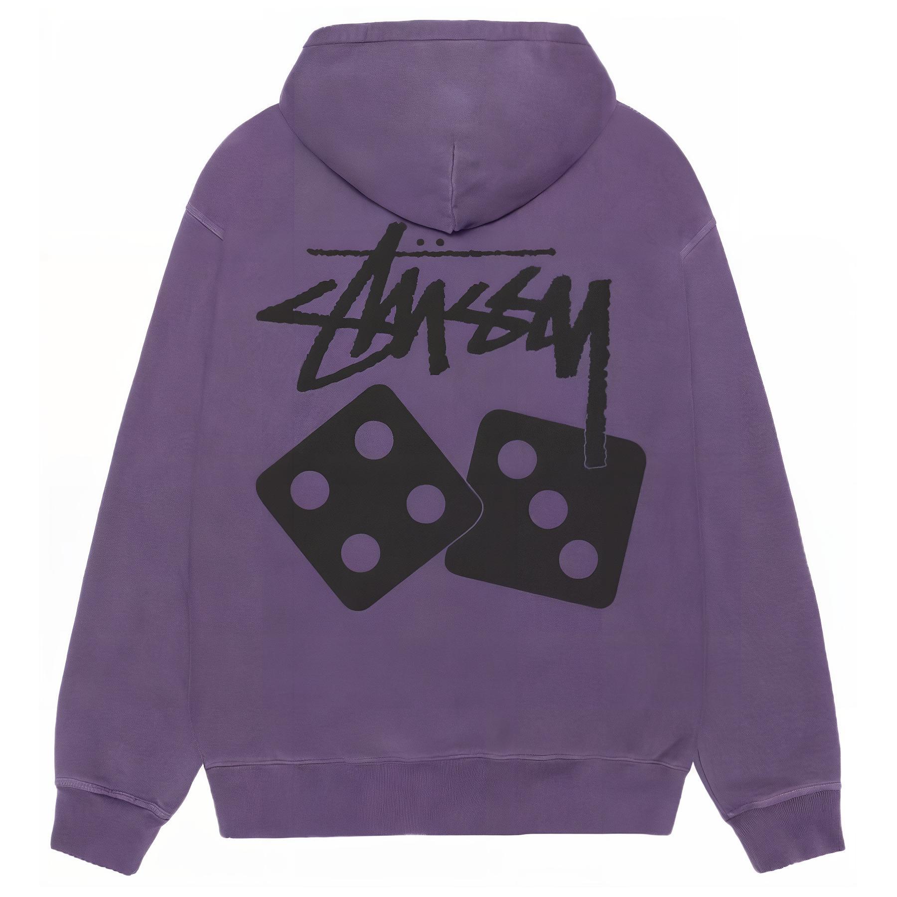 Застежка-молния худи с пигментной окраской Stussy, фиолетовый
Застежка-молния худи с пигментной окраской Stussy, фиолетовый
