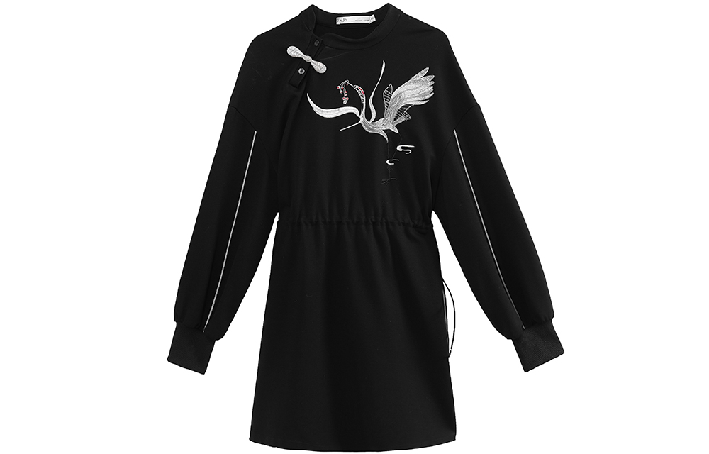 Длинное платье с рукавами Женское Черное JK&JS
Длинное платье с рукавами Женское Черное JK&JS