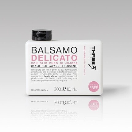 FAIPA THREE3 Нежный бальзам-кондиционер для ежедневного использования с маслом жожоба и без парабенов 300 мл Faipa Cosmetics
FAIPA THREE3 Нежный бальзам-кондиционер для ежедневного использования с маслом жожоба и без парабенов 300 мл Faipa Cosmetics