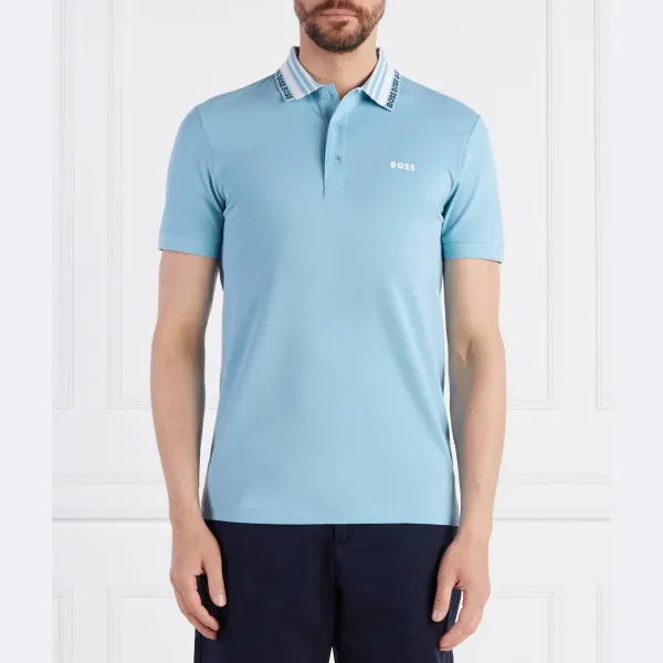 Рубашка-Поло приталенного кроя Paule Boss, синий
Рубашка-Поло приталенного кроя Paule Boss, синий