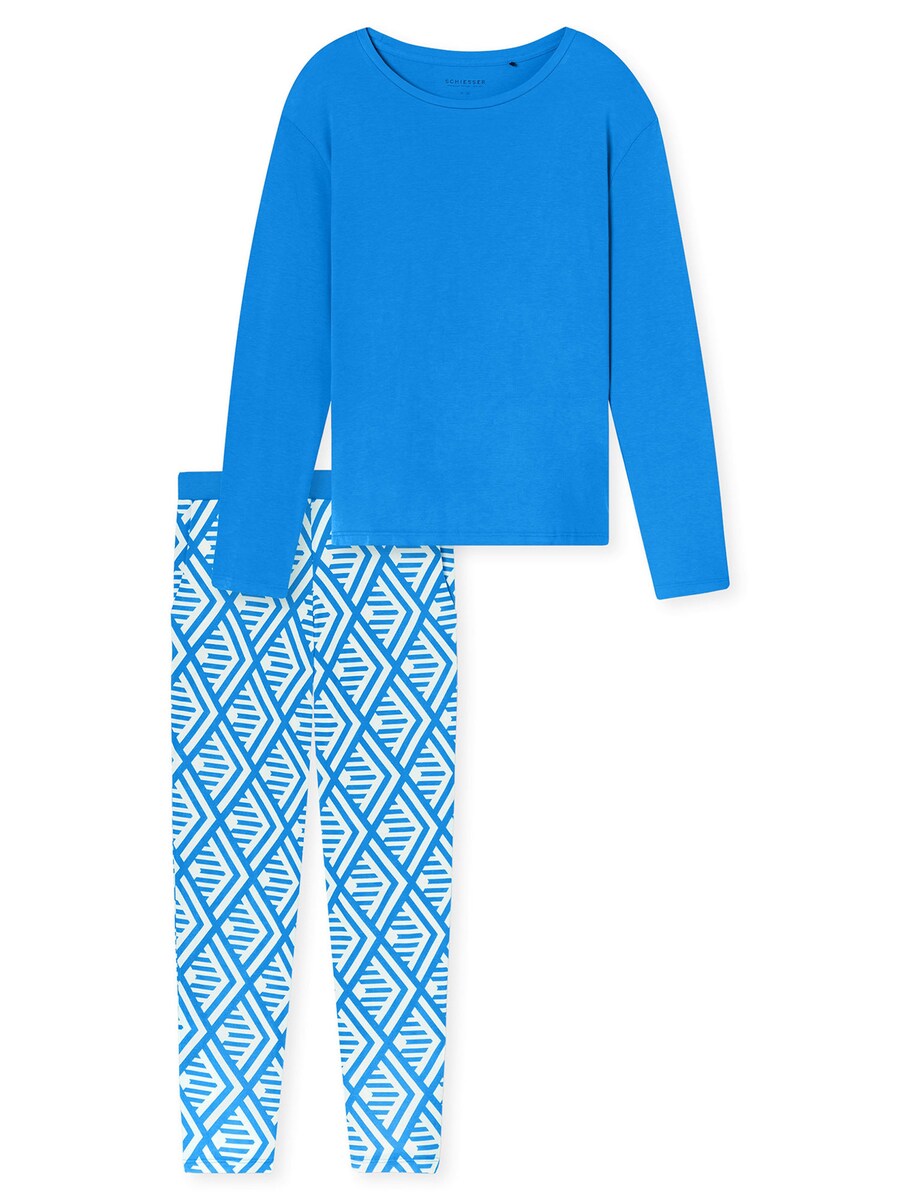 Пижама SCHIESSER Modern Nightwear, аква
Пижама SCHIESSER Modern Nightwear, аква