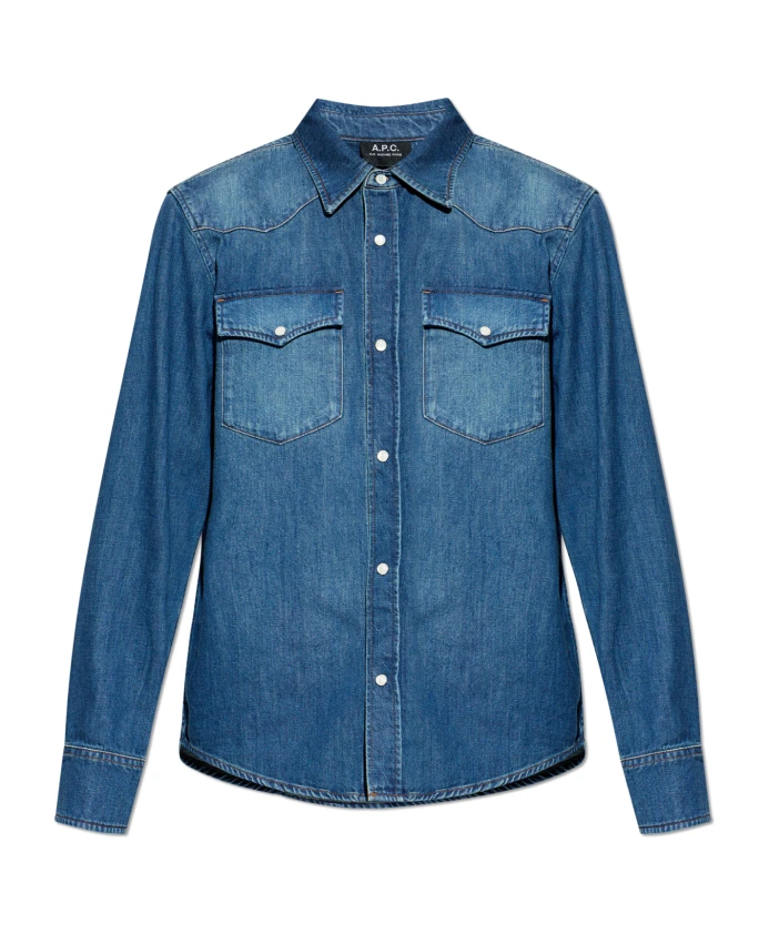 Джинсовая рубашка A.P.C., синий
Джинсовая рубашка A.P.C., синий