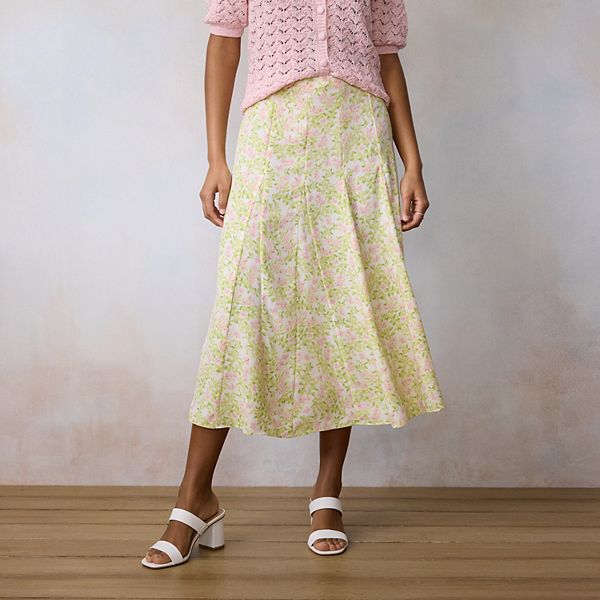 Юбка миди с кокеткой и воланами Lc Lauren Conrad, Ivory Lena Grove
Юбка миди с кокеткой и воланами Lc Lauren Conrad, Ivory Lena Grove