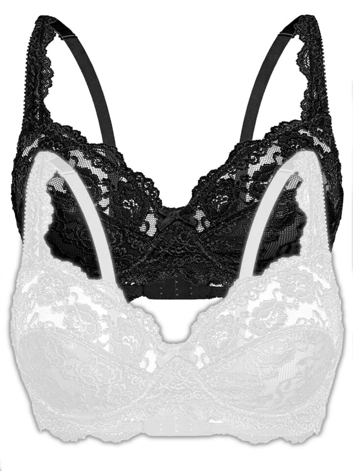 Бюстгальтер на косточках Sassa, цвет schwarz weiss
Бюстгальтер на косточках Sassa, цвет schwarz weiss