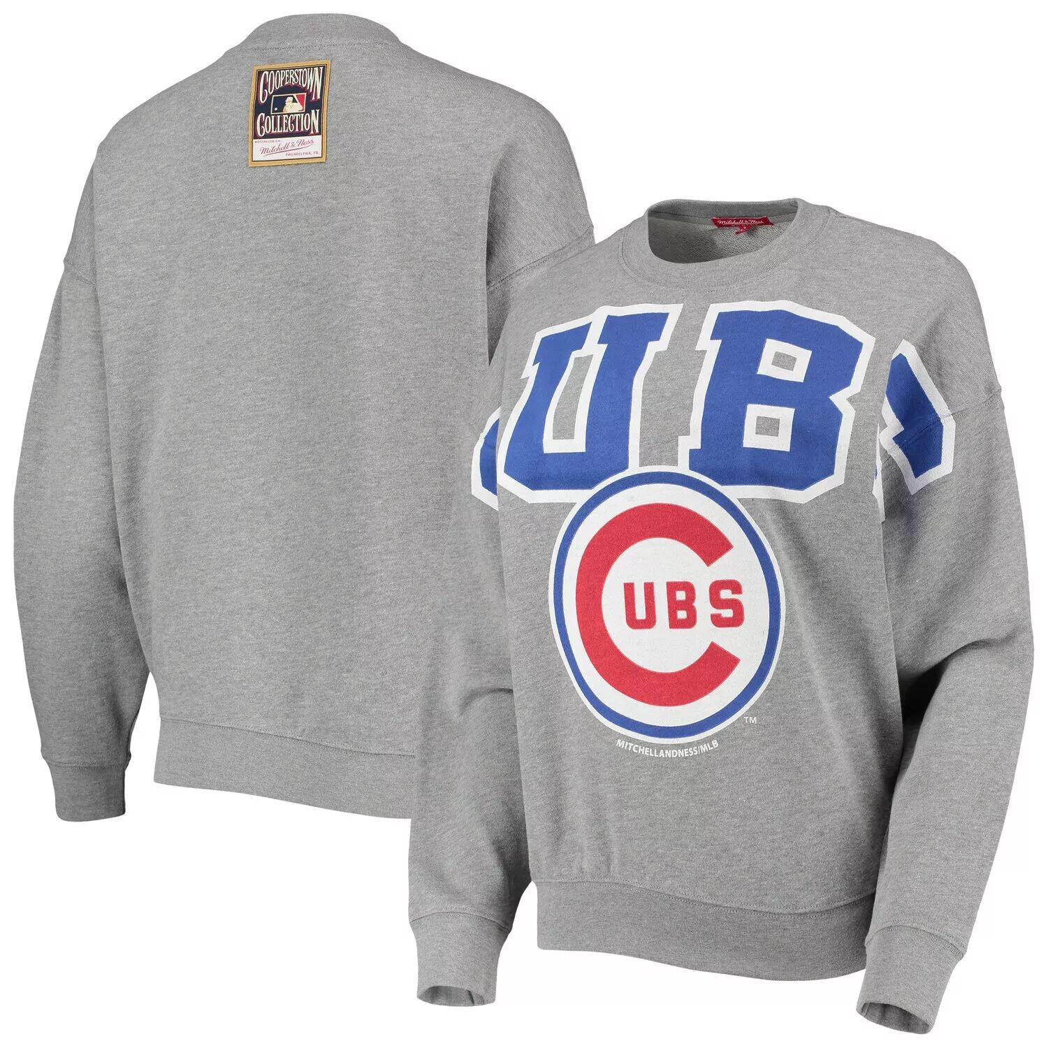 Женский легкий пуловер с логотипом Mitchell & Ness Heathered Grey Chicago Cubs Cooperstown Collection, толстовка с логотипом
Женский легкий пуловер с логотипом Mitchell & Ness Heathered Grey Chicago Cubs Cooperstown Collection, толстовка с логотипом