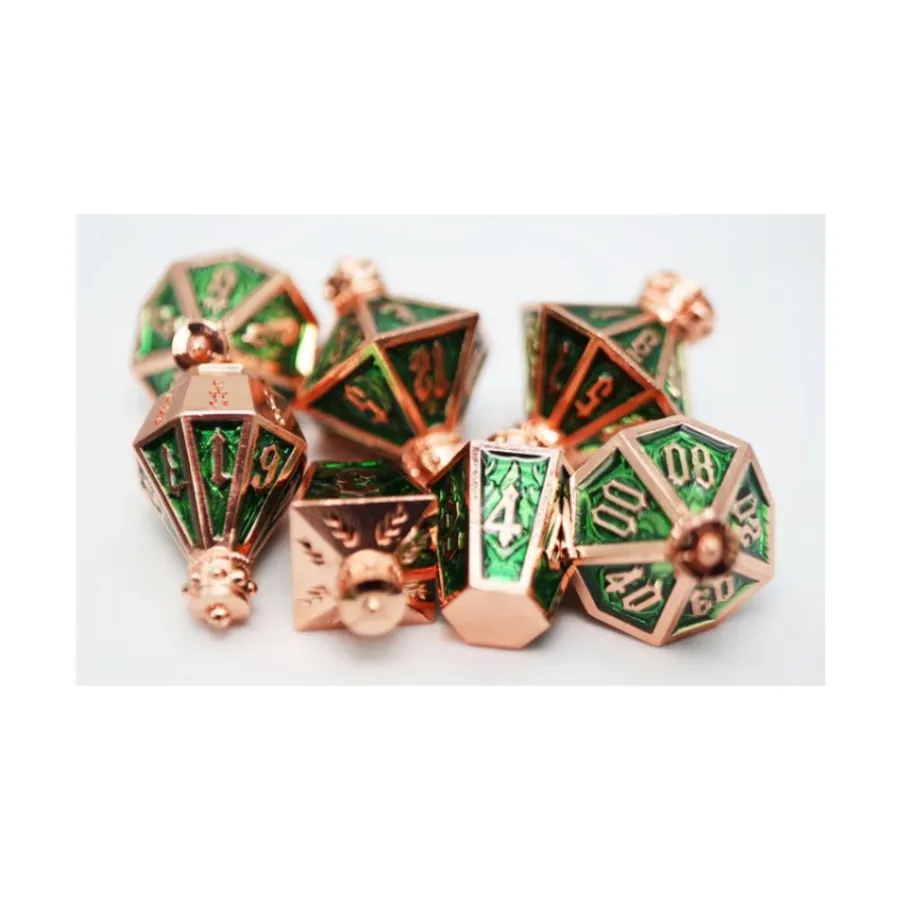 Поликомплект - кислотный огонь с медью (7), Dice Sets - Metal - Moonlit Lantern
Поликомплект - кислотный огонь с медью (7), Dice Sets - Metal - Moonlit Lantern