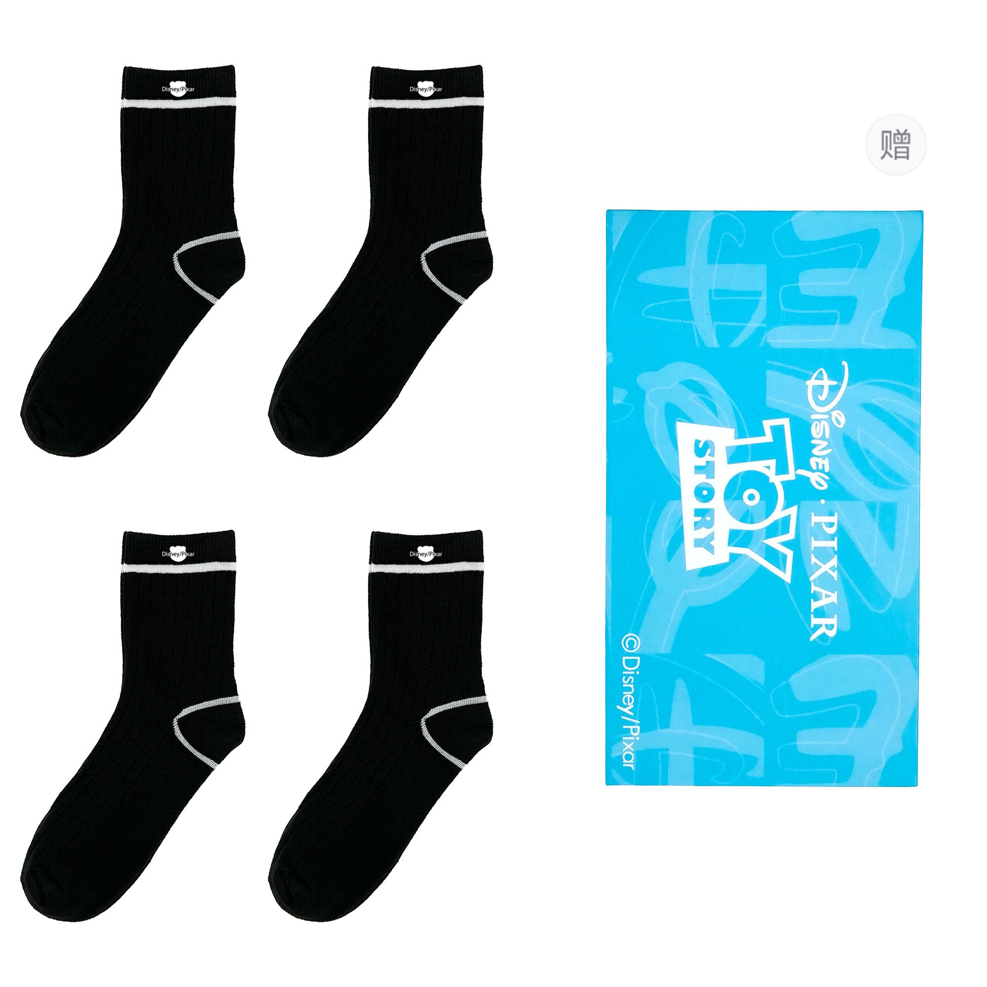 Набор из 4 пар унисекс носков Crew Disney, черный
Набор из 4 пар унисекс носков Crew Disney, черный