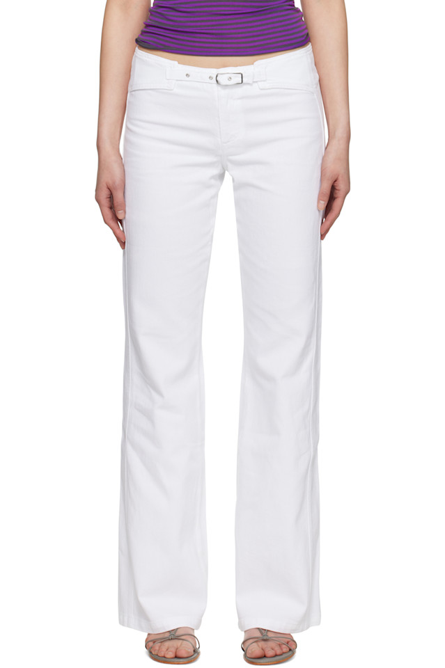 эксклюзивные белые джинсовые брюки Nicole от Ssense Gimaguas, белый
эксклюзивные белые джинсовые брюки Nicole от Ssense Gimaguas, белый