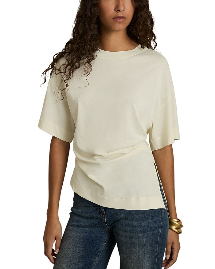 Футболка Одри Смарт REISS, слоновая кость/кремовый
Футболка Одри Смарт REISS, слоновая кость/кремовый