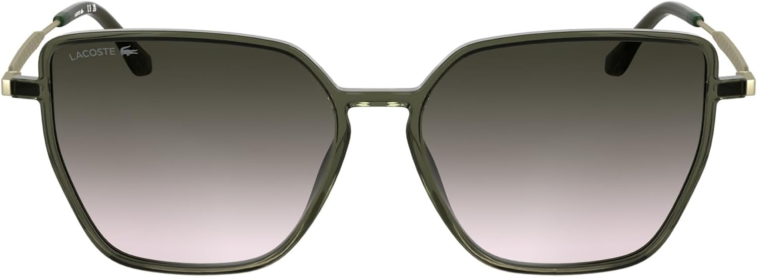 Lacoste женские L6062s прямоугольные солнцезащитные очки, Transparent Khaki
Lacoste женские L6062s прямоугольные солнцезащитные очки, Transparent Khaki