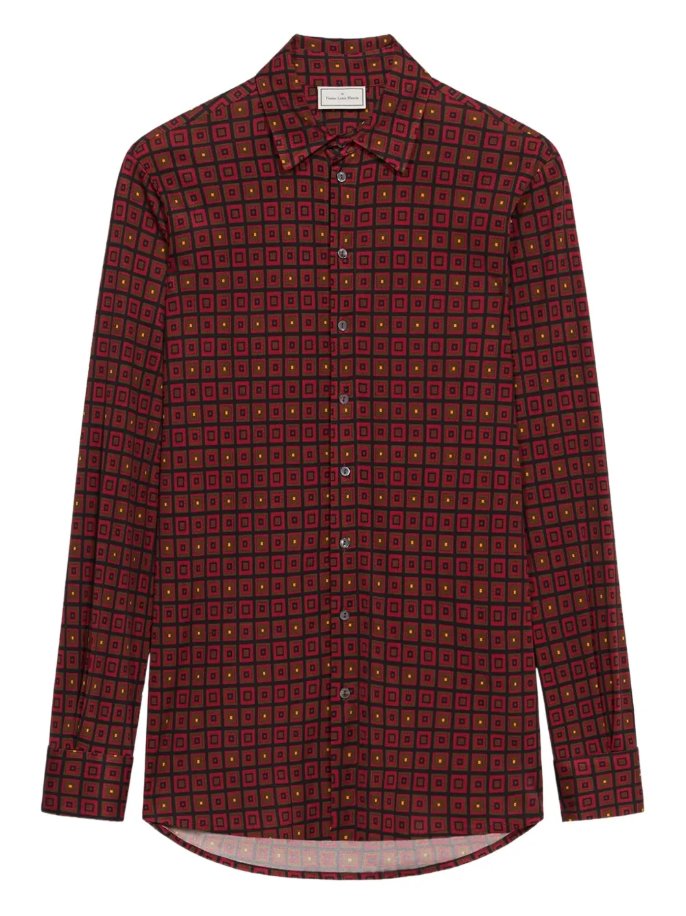 Рубашка Febo с геометричным принтом Pierre-Louis Mascia, красный
Рубашка Febo с геометричным принтом Pierre-Louis Mascia, красный