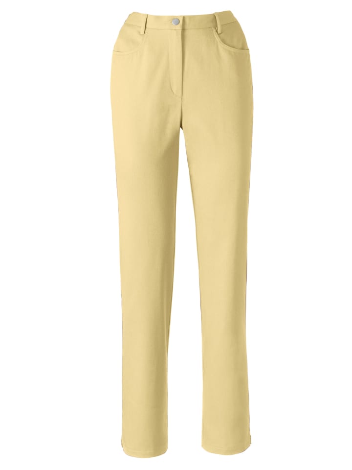 Джинсы ванильно-желтого цвета Sieh an!
Джинсы ванильно-желтого цвета Sieh an!