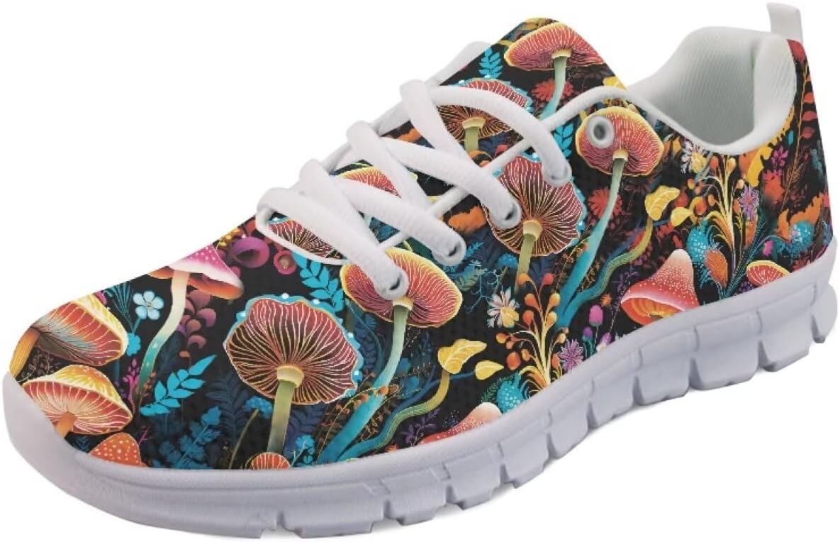 Женские кроссовки с мягкой подошвой для спорта, фитнеса, путешествий, работы, прогулок и тенниса Getelinseng, Art Painting Mushroom
Женские кроссовки с мягкой подошвой для спорта, фитнеса, путешествий, работы, прогулок и тенниса Getelinseng, Art Painting Mushroom