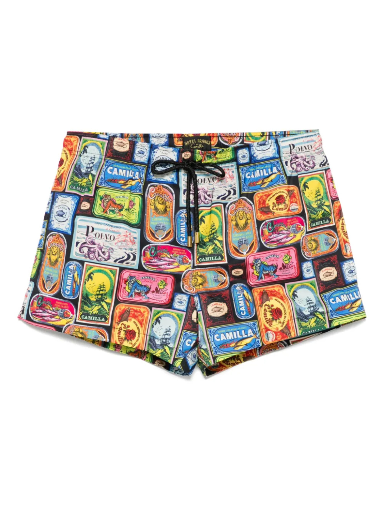 Camilla плавки-шорты с принтом Sal do Mar, черный
Camilla плавки-шорты с принтом Sal do Mar, черный