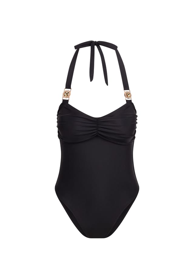 Купальник Amour с оборками и потрясающей отделкой камнями Moda Minx, черный
Купальник Amour с оборками и потрясающей отделкой камнями Moda Minx, черный