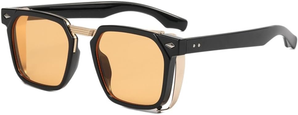 Модные панк-солнцезащитные очки 2026 года для мужчин, винтажные квадратные очки в стиле стимпанк, роскошные солнцезащитные очки для женщин, трендовые, B02, один размер MTZJH, One Color
Модные панк-солнцезащитные очки 2026 года для мужчин, винтажные квадратные очки в стиле стимпанк, роскошные солнцезащитные очки для женщин, трендовые, B02, один размер MTZJH, One Color