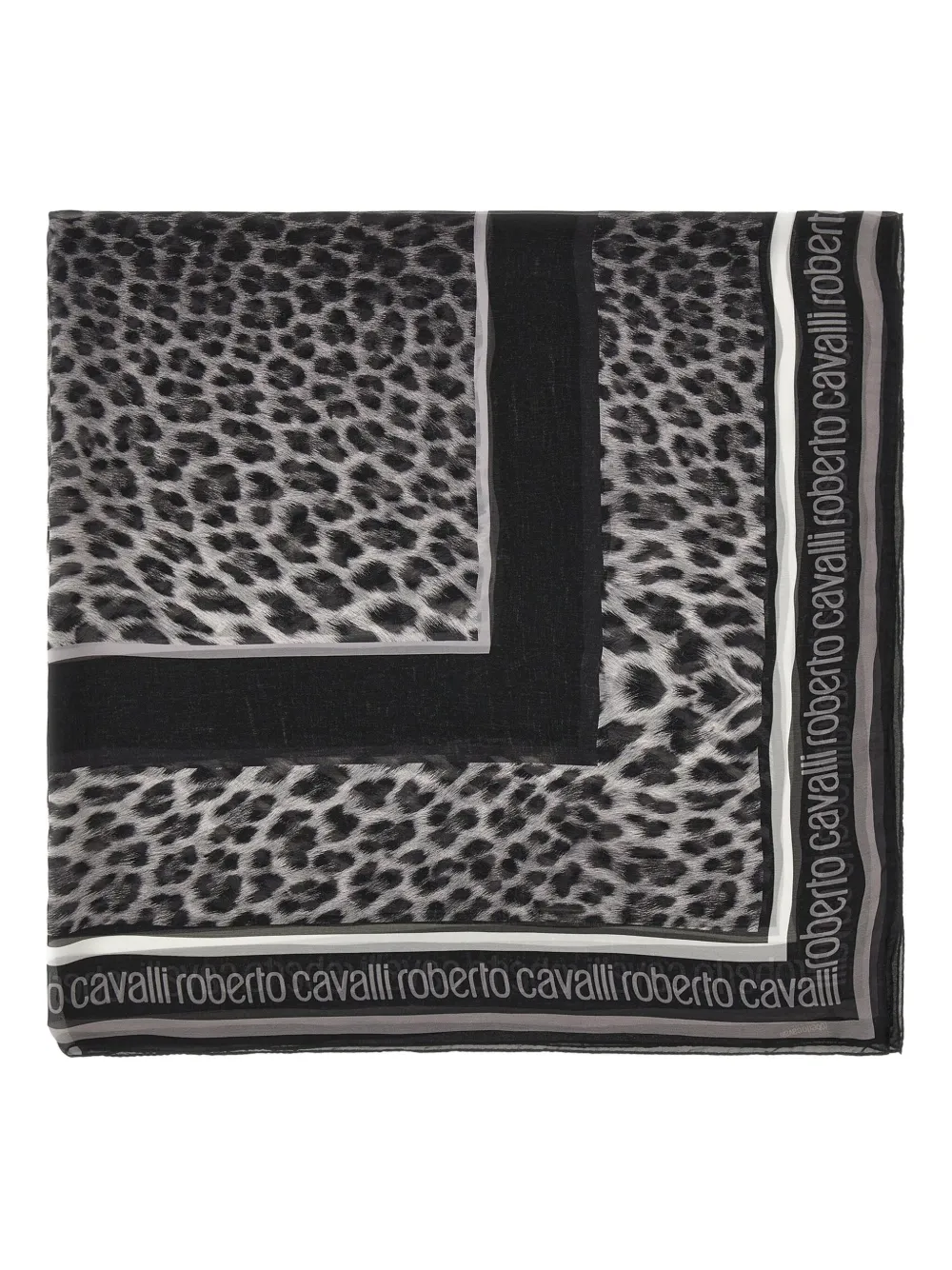 Шарф с леопардовым узором Roberto Cavalli, серый
Шарф с леопардовым узором Roberto Cavalli, серый