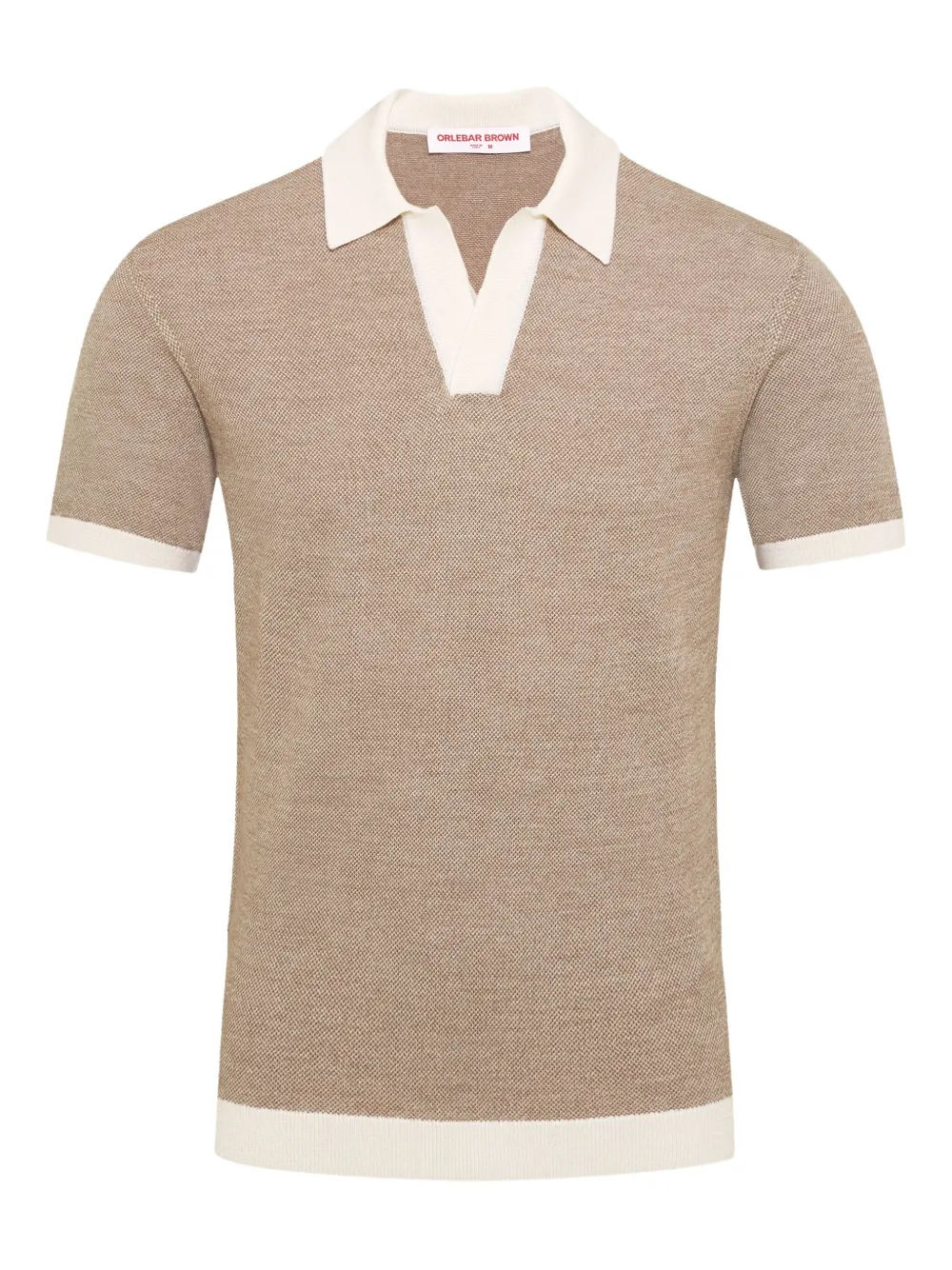 Рубашка-поло с контрастной полосой Orlebar Brown, нейтральный
Рубашка-поло с контрастной полосой Orlebar Brown, нейтральный