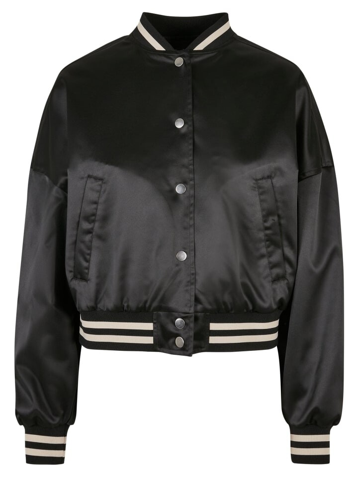 Переходная куртка Urban Classics, черный 
Переходная куртка Urban Classics, черный