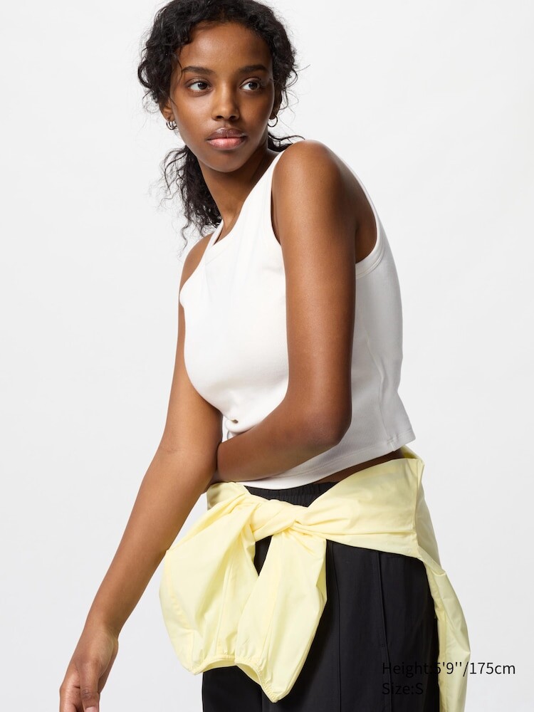 Майка женская в рубчик Uniqlo, цвет 00 белый
Майка женская в рубчик Uniqlo, цвет 00 белый