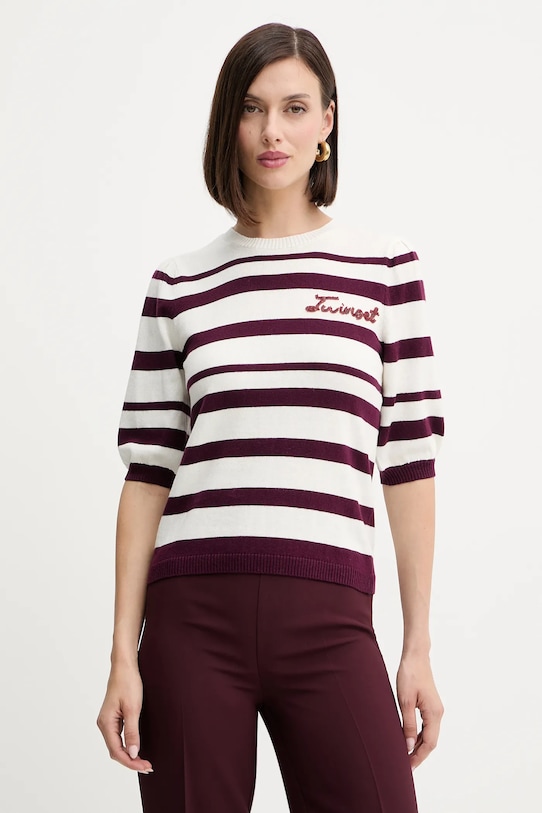 Свитер из кашемировой смеси Twinset, бордовый
Свитер из кашемировой смеси Twinset, бордовый