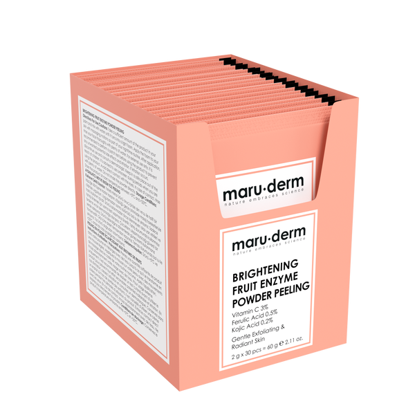 Осветляющий скраб для лица с фруктовыми энзимами, 30x2 г Maru.Derm
Осветляющий скраб для лица с фруктовыми энзимами, 30x2 г Maru.Derm