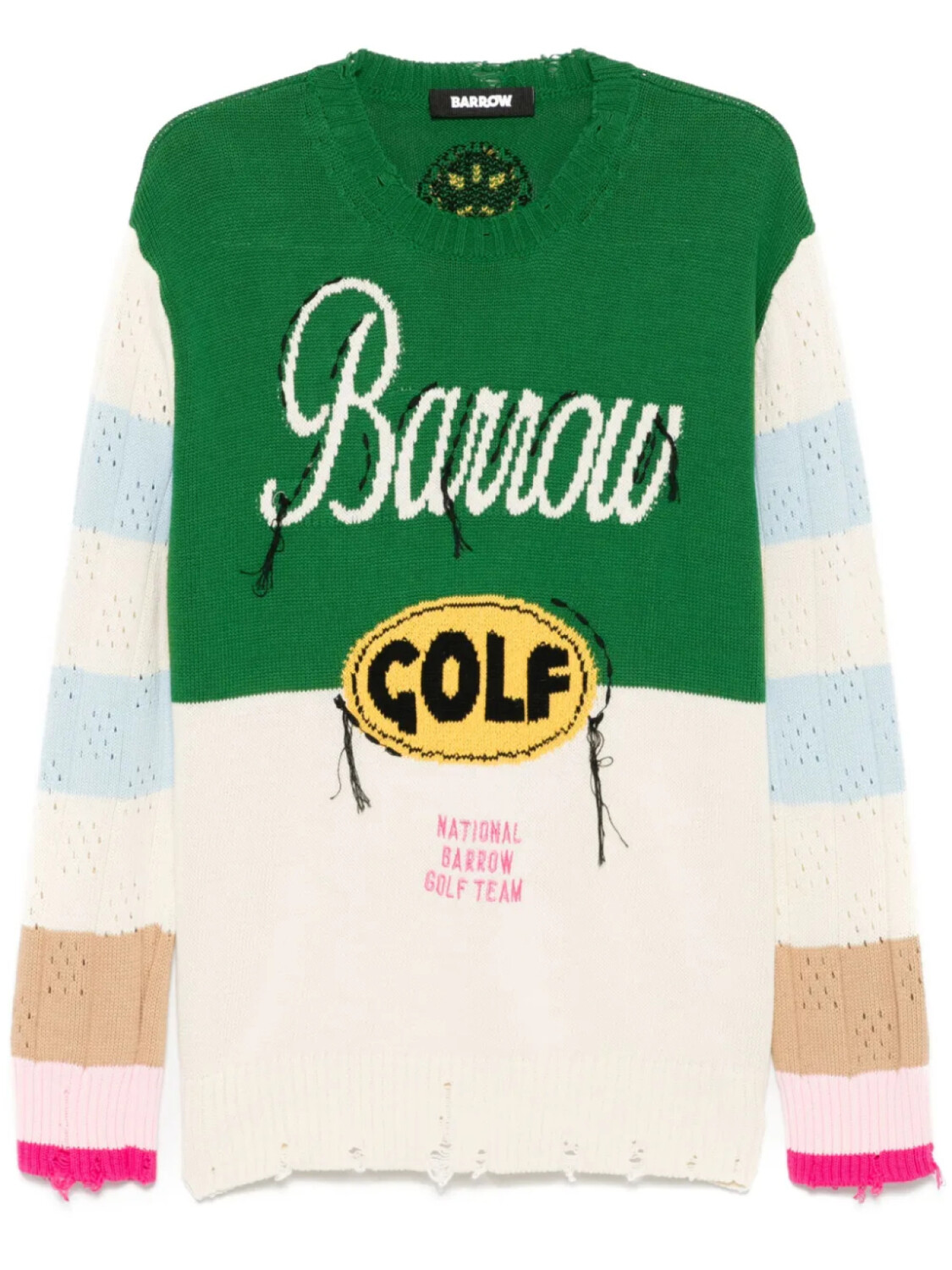 BARROW свитер вязки интарсия с логотипом, нейтральный
BARROW свитер вязки интарсия с логотипом, нейтральный