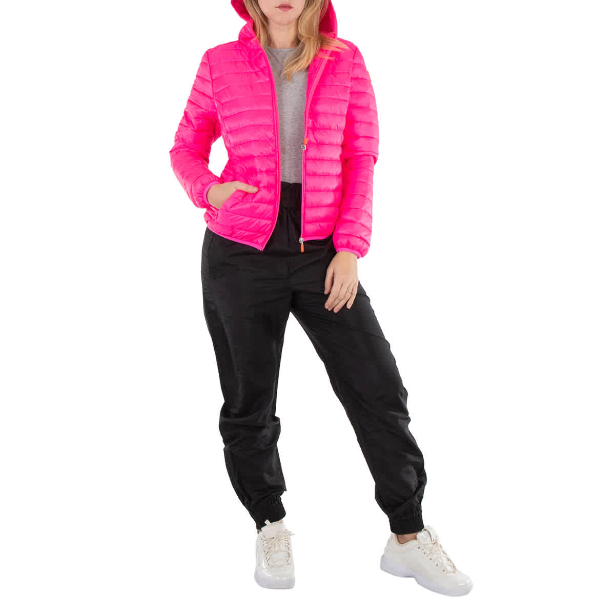 Женская куртка Save The Duck Fluo Pink Kyla утепленная с капюшоном
Женская куртка Save The Duck Fluo Pink Kyla утепленная с капюшоном