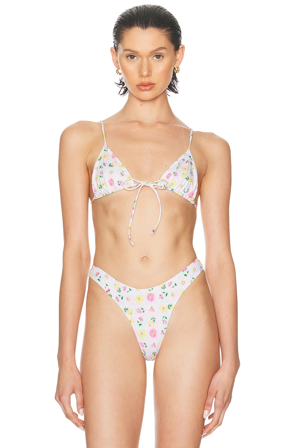 Треугольный бикини-топ с завязками спереди Heavy Manners, You & Me By Penny & The Quarters 
Треугольный бикини-топ с завязками спереди Heavy Manners, You & Me By Penny & The Quarters