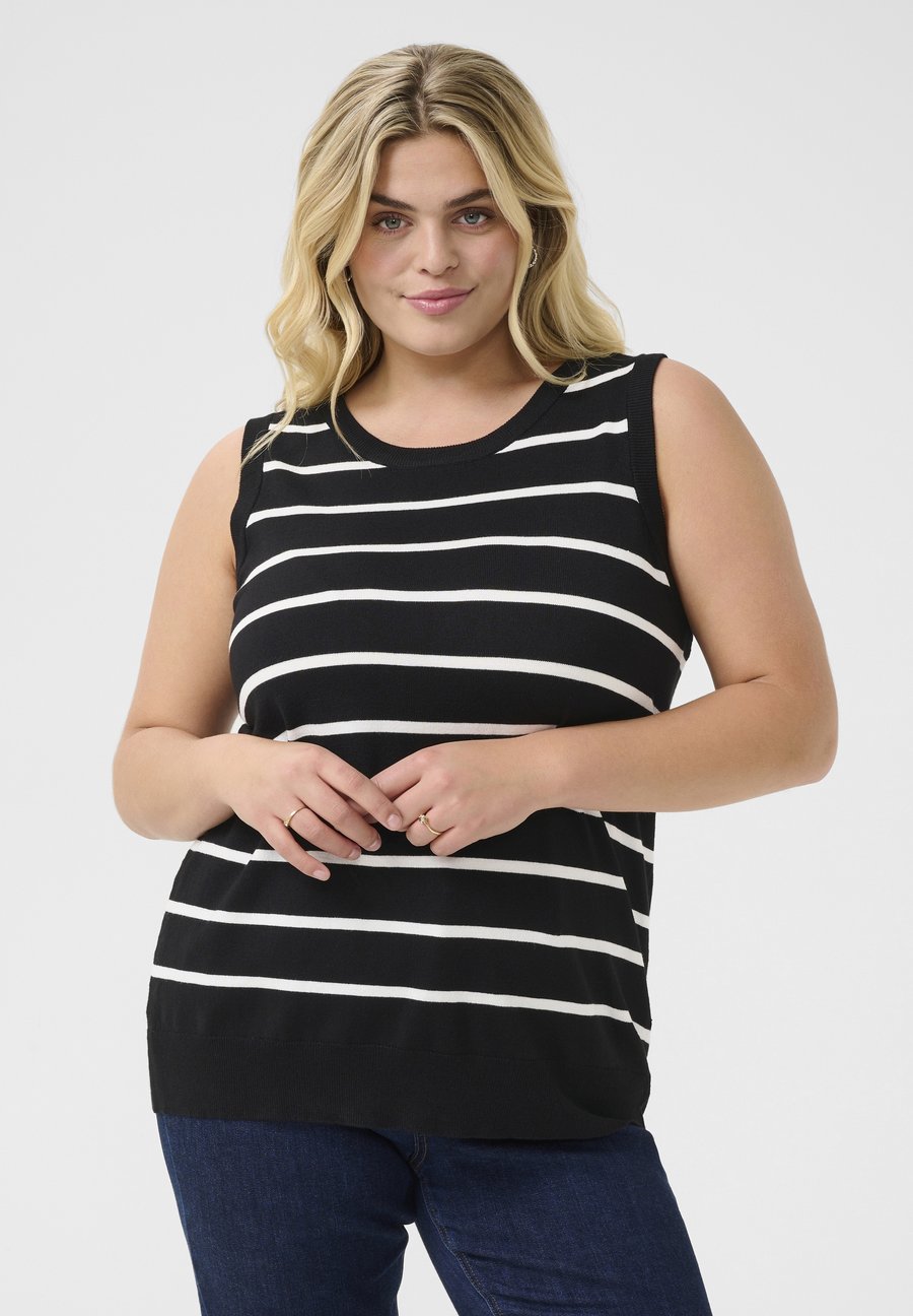 Топ Kaffe Curve LIZZY STRIPED SLIPOVER, Black Chalk Stripe/Black
Топ Kaffe Curve LIZZY STRIPED SLIPOVER, Black Chalk Stripe/Black