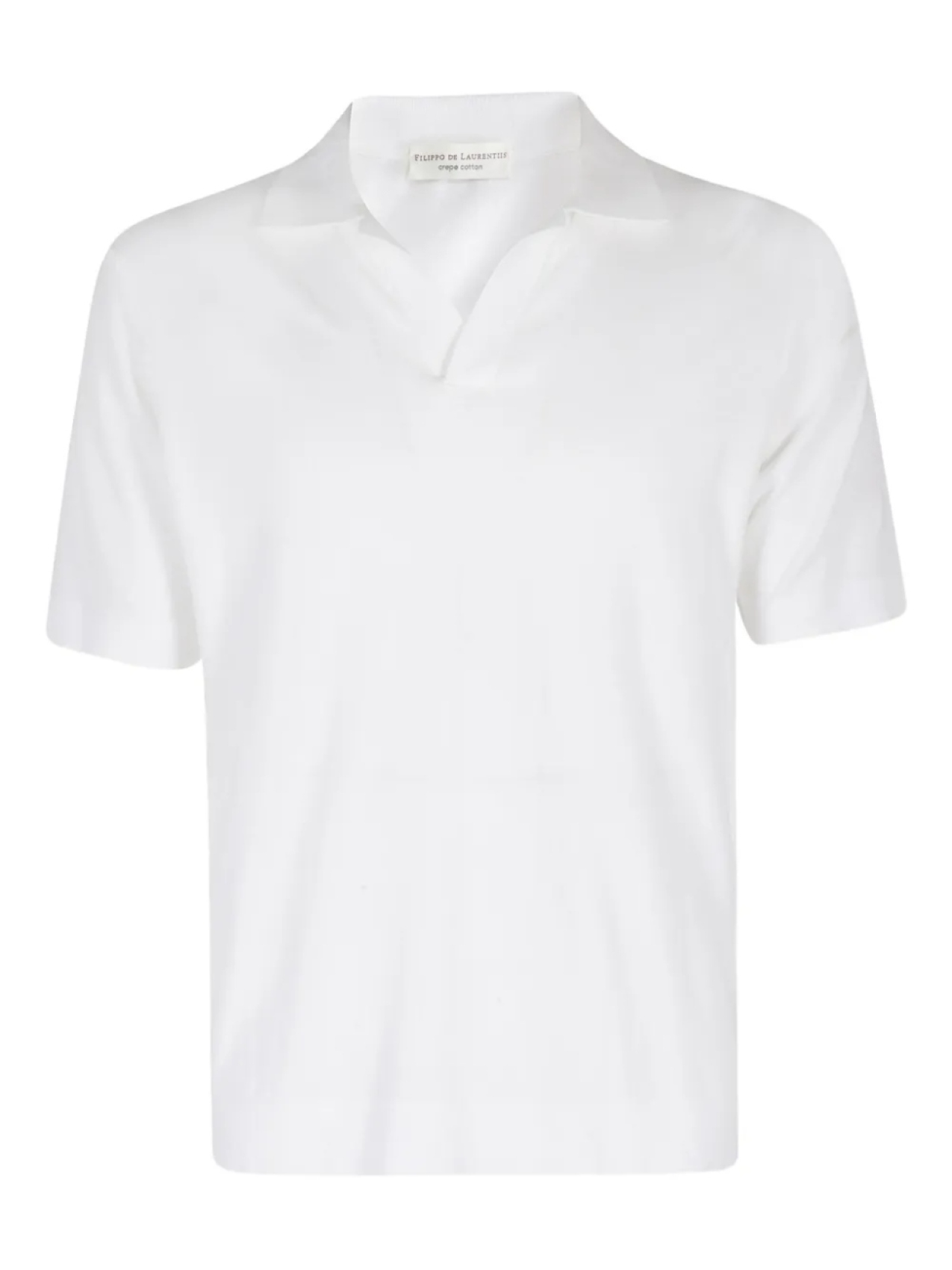 Топ с воротником-поло и короткими рукавами Filippo De Laurentiis, белый
Топ с воротником-поло и короткими рукавами Filippo De Laurentiis, белый