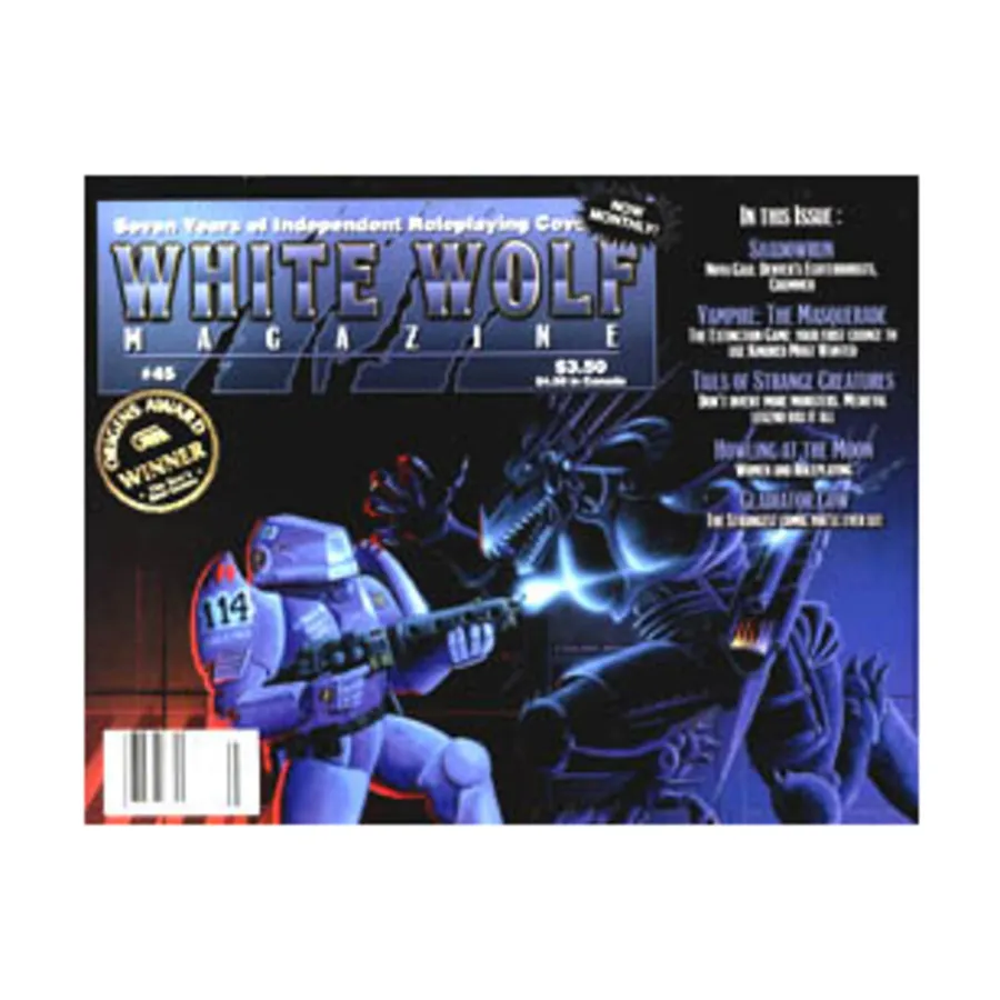 Журнал #45 "Last Stand - Legions of Steel, Kindred Adventure", White Wolf Magazine
Журнал #45 "Last Stand - Legions of Steel, Kindred Adventure", White Wolf Magazine