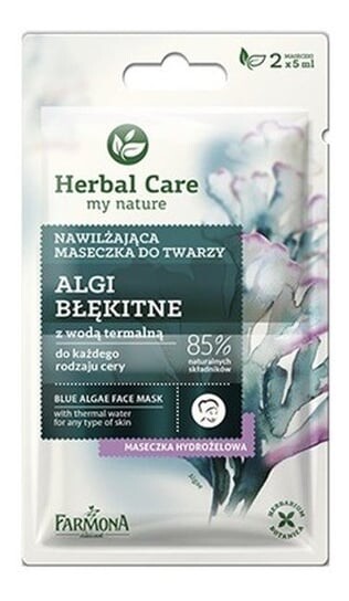 Увлажняющая маска для лица Голубые водоросли, 5 мл Farmona, Herbal Care
Увлажняющая маска для лица Голубые водоросли, 5 мл Farmona, Herbal Care