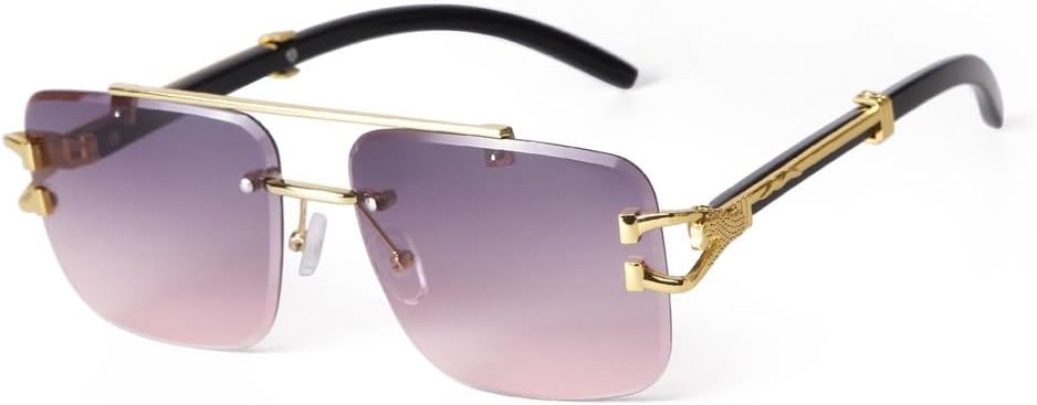 Солнцезащитные очки без оправы с изображением головы леопарда 2027 года для женщин и мужчин, с двойной перемычкой, винтажные прямоугольные солнцезащитные очки для мужчин MTZJH, C5
Солнцезащитные очки без оправы с изображением головы леопарда 2027 года для женщин и мужчин, с двойной перемычкой, винтажные прямоугольные солнцезащитные очки для мужчин MTZJH, C5