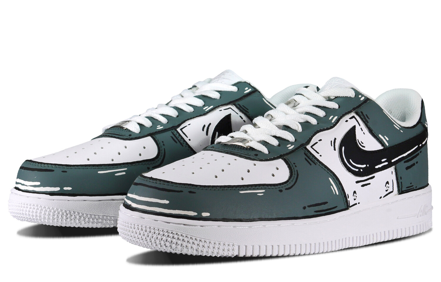 Кроссовки Nike Air Force 1 Skateboarding Shoes Women's Low-top Green/white/black, зеленый
Кроссовки Nike Air Force 1 Skateboarding Shoes Women's Low-top Green/white/black, зеленый
