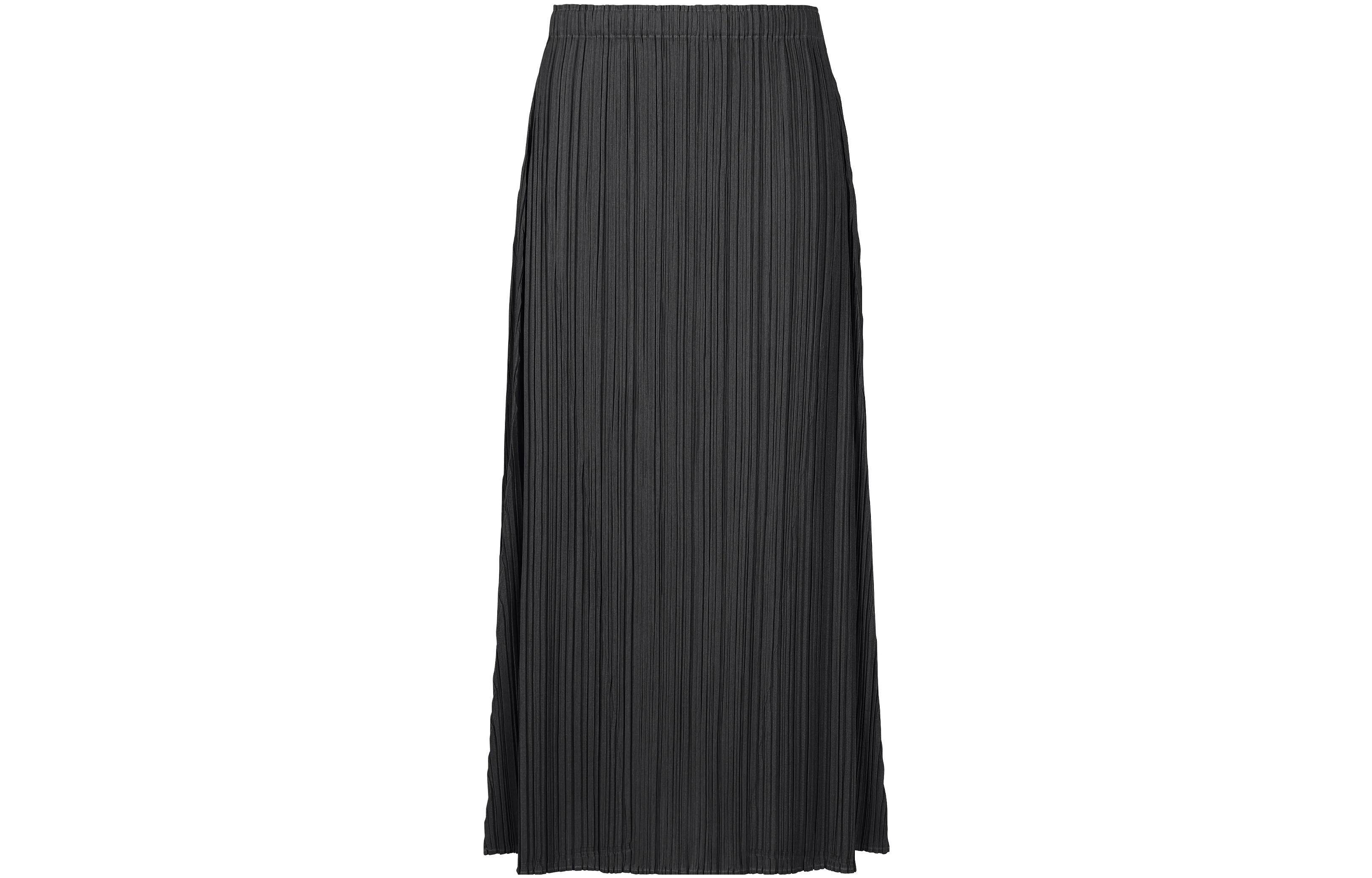 Повседневная длинная юбка PLEATS PLEASE ISSEY MIYAKE, горчично-желтая 
Повседневная длинная юбка PLEATS PLEASE ISSEY MIYAKE, горчично-желтая