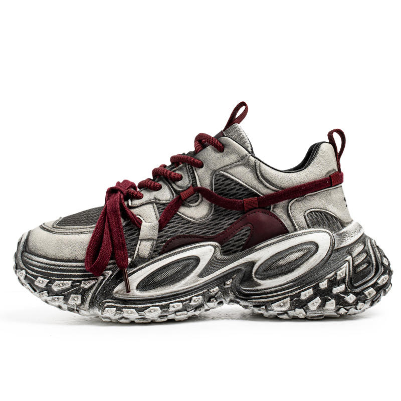 Амортизирующие, износостойкие, дышащие, увеличивающие рост низкие массивные кроссовки для мужчин Colorful Creations, Gray Red
Амортизирующие, износостойкие, дышащие, увеличивающие рост низкие массивные кроссовки для мужчин Colorful Creations, Gray Red