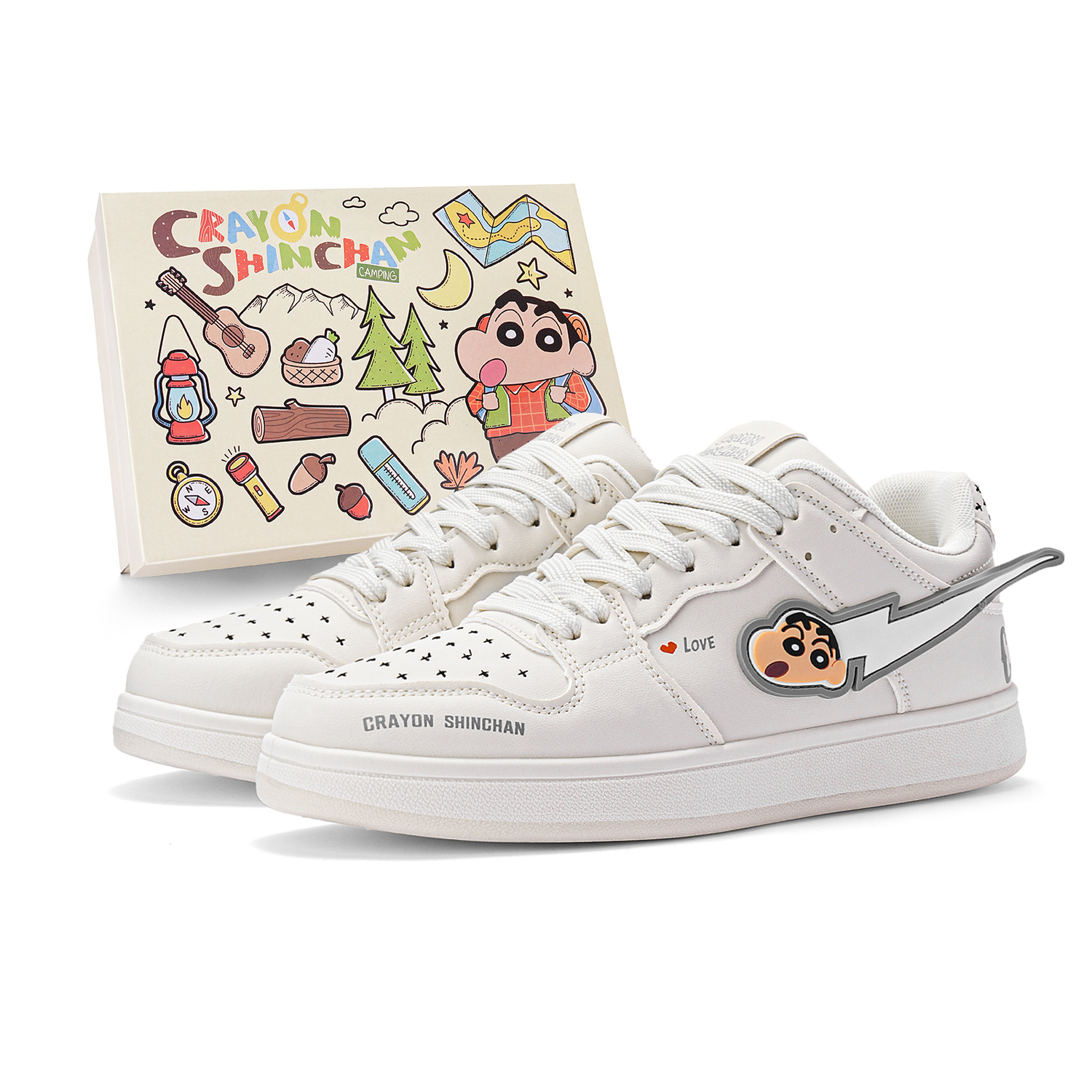 Crayon Shinchan Низкие скейтерские кроссовки унисекс бежево-абрикосовые, цвет Beige Apricot 
Crayon Shinchan Низкие скейтерские кроссовки унисекс бежево-абрикосовые, цвет Beige Apricot