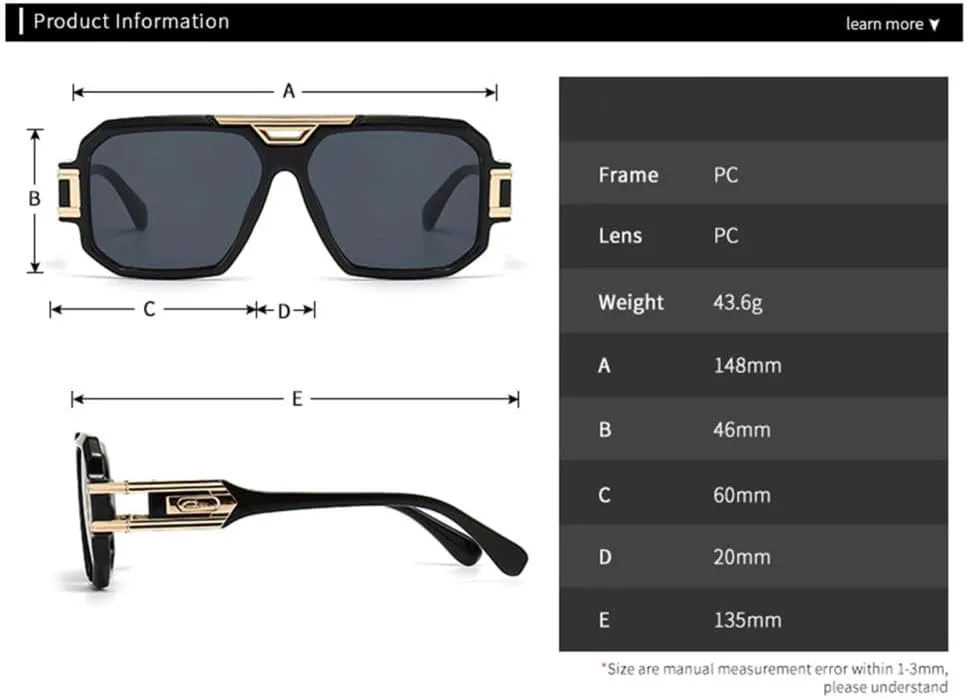 Мужские солнцезащитные очки, женские винтажные очки большого размера, мужские солнцезащитные очки с защитой от УФ-излучения 400, очки для вождения MTZJH, 1
Мужские солнцезащитные очки, женские винтажные очки большого размера, мужские солнцезащитные очки с защитой от УФ-излучения 400, очки для вождения MTZJH, 1