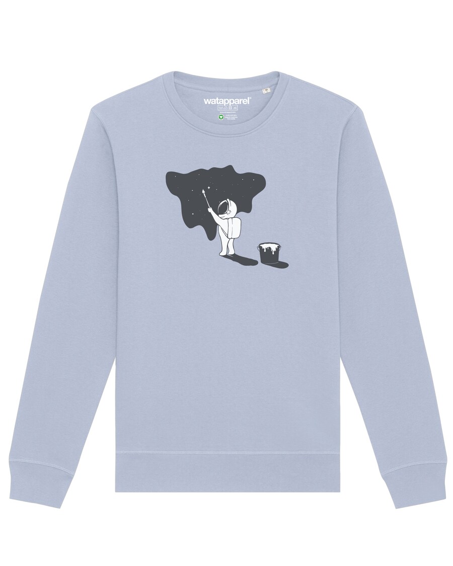 Толстовка Watapparel Painting space, светло-синий
Толстовка Watapparel Painting space, светло-синий