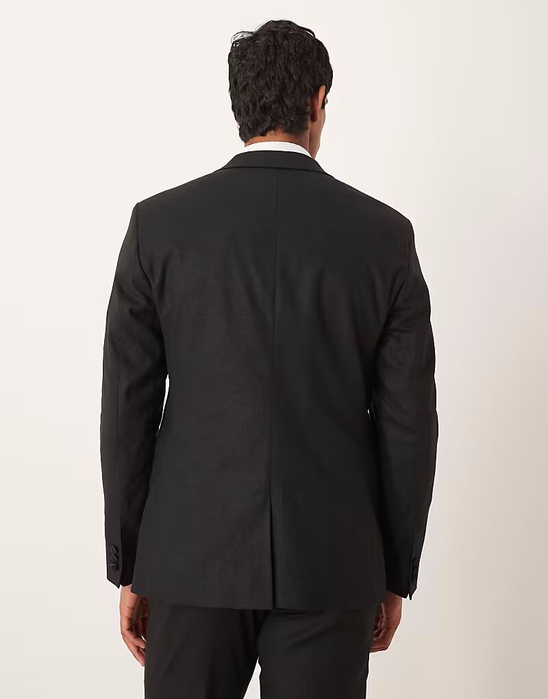 Приталенный пиджак-смокинг из льняной смеси черного цвета Asos Design
Приталенный пиджак-смокинг из льняной смеси черного цвета Asos Design