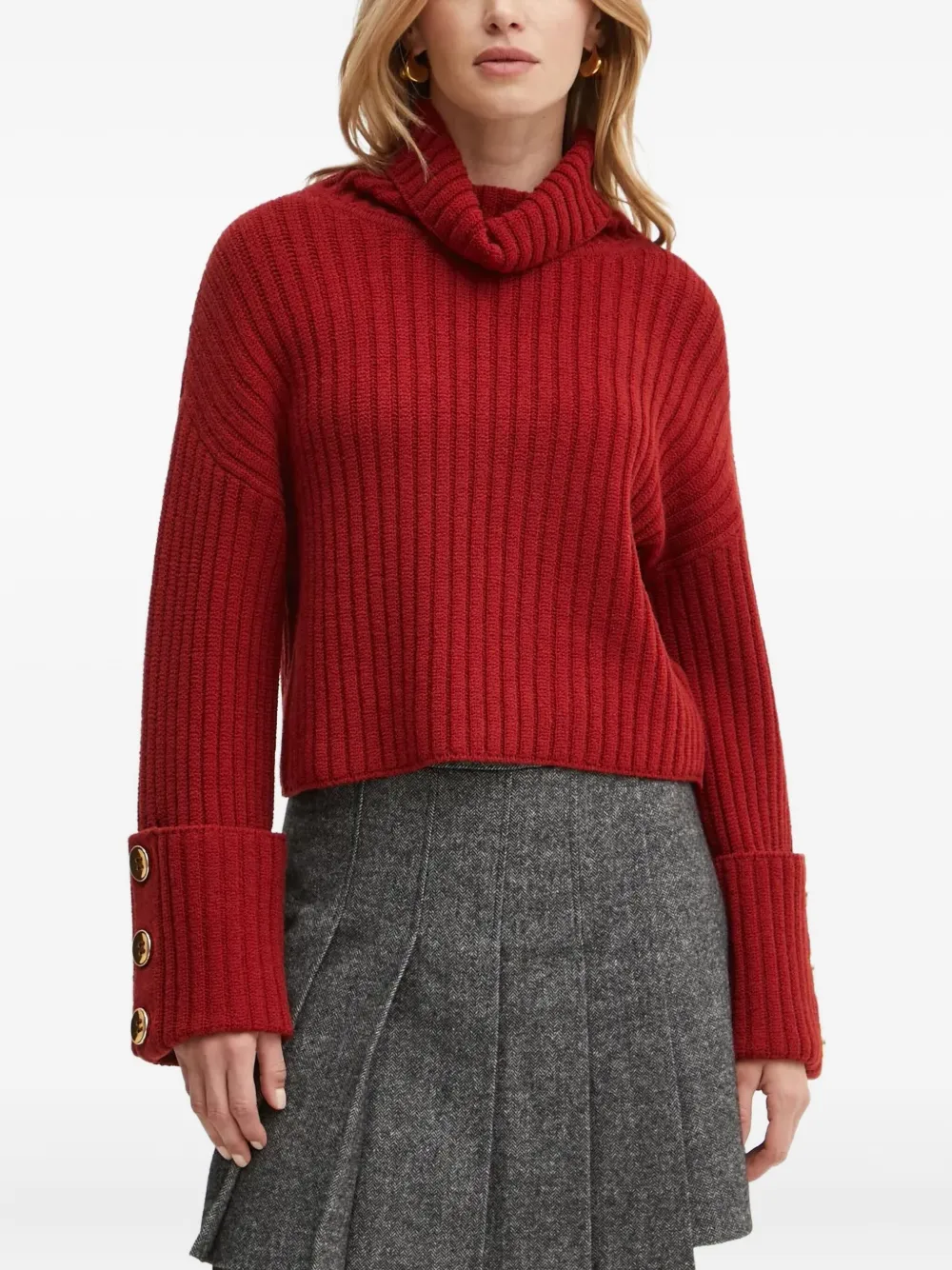 Свитер в рубчик LUISA SPAGNOLI, красный
Свитер в рубчик LUISA SPAGNOLI, красный