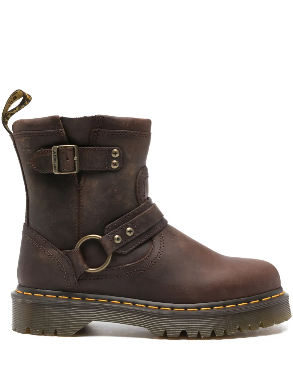 Сапоги с ремешком и пряжкой 35 мм Dr. Martens, коричневый
Сапоги с ремешком и пряжкой 35 мм Dr. Martens, коричневый