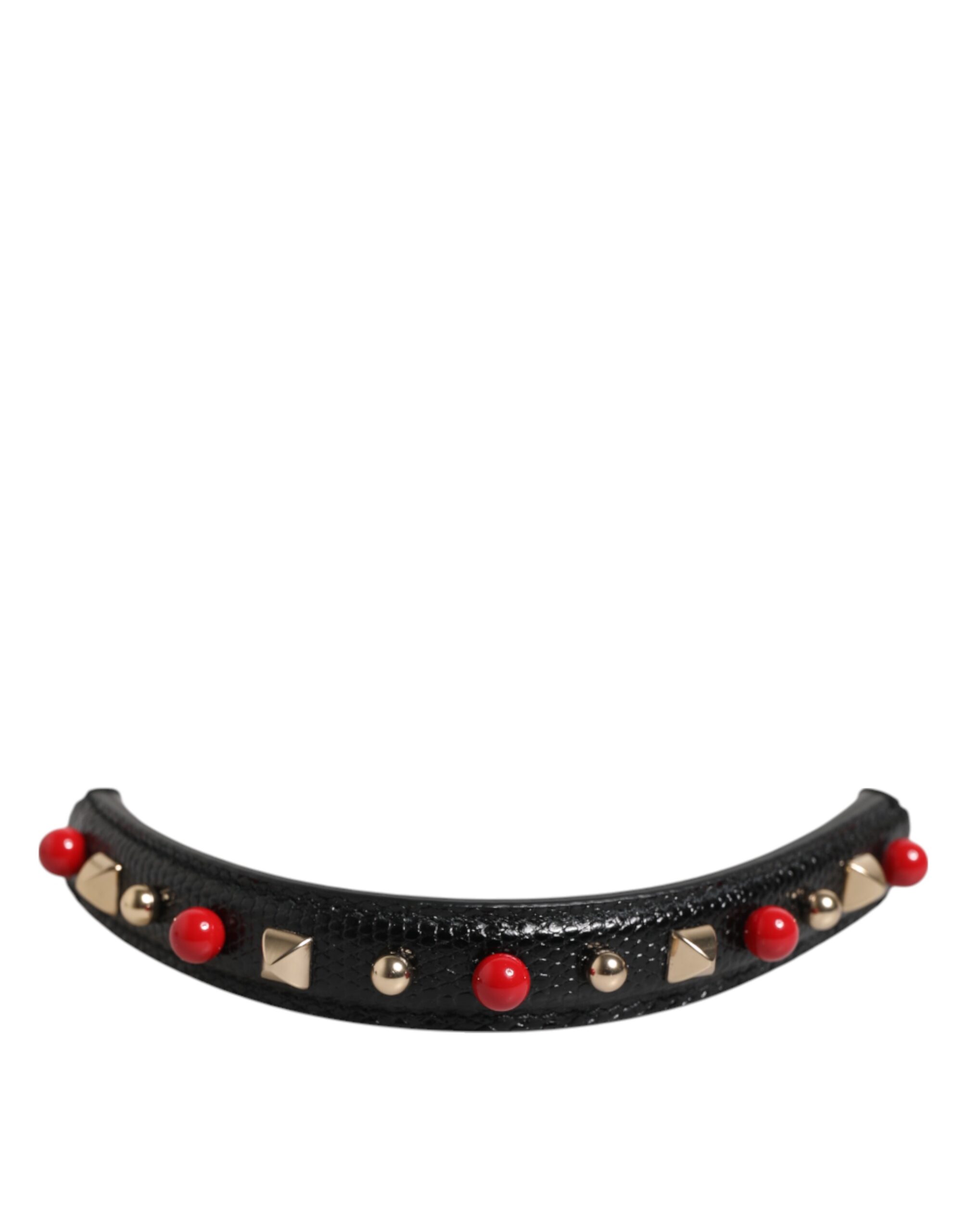 Ремень для сумки из черной кожи с декоративным узором Dolce & Gabbana, черный
Ремень для сумки из черной кожи с декоративным узором Dolce & Gabbana, черный