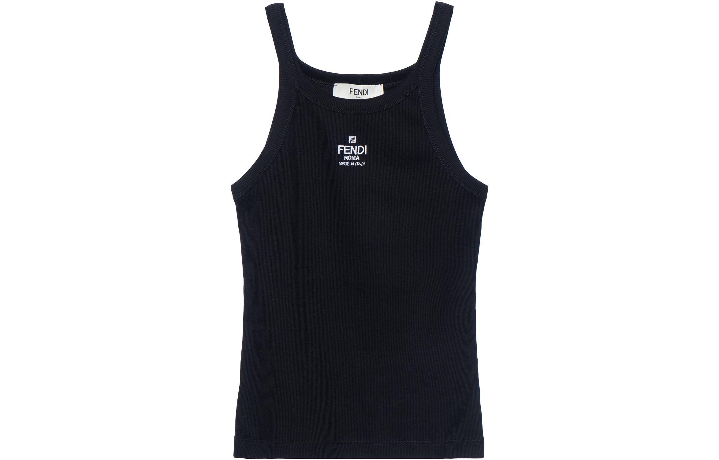 FENDI Топ от Marc Jacobs из хлопка, черный
FENDI Топ от Marc Jacobs из хлопка, черный