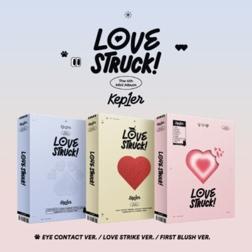 CD диск Kep1ER: Lovestruck! - Random Cover - incl. 84p Photobook, 3 Postcards, Tattoo Sticker, Hidden Message card, Folded Poster + 2 Photocards
CD диск Kep1ER: Lovestruck! - Random Cover - incl. 84p Photobook, 3 Postcards, Tattoo Sticker, Hidden Message card, Folded Poster + 2 Photocards